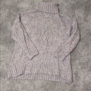 Purpleish grey turtleneck